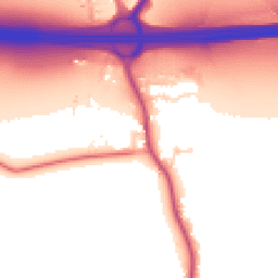 Daytime road noise heatmap for DN14 0JS