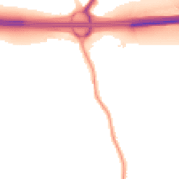 Night-time road noise heatmap for DN14 0JS