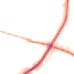 Night-time road noise heatmap for DN14 0JY