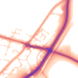 Daytime road noise heatmap for DN14 0JZ