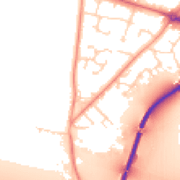 Daytime road noise heatmap for DN14 0LG