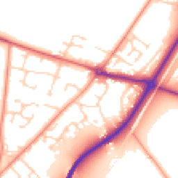 Daytime road noise heatmap for DN14 0LT