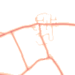 Daytime road noise heatmap for DN14 0NG