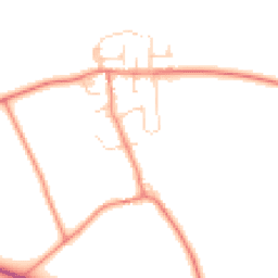 Daytime road noise heatmap for DN14 0PE