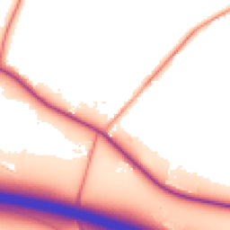 Daytime road noise heatmap for DN14 0QJ