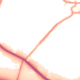 Daytime road noise heatmap for DN14 0QP