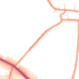 Daytime road noise heatmap for DN14 0QS