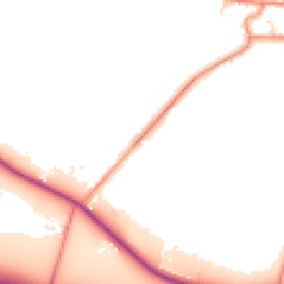 Daytime road noise heatmap for DN14 0QW