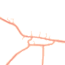 Daytime road noise heatmap for DN14 0RU