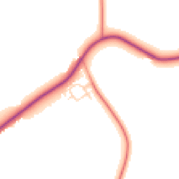 Daytime road noise heatmap for DN14 0TB