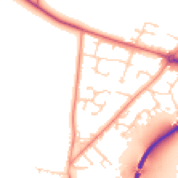 Daytime road noise heatmap for DN14 0UR