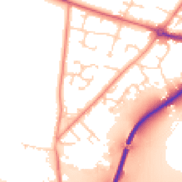 Daytime road noise heatmap for DN14 0WJ