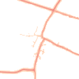 Daytime road noise heatmap for DN14 0XU