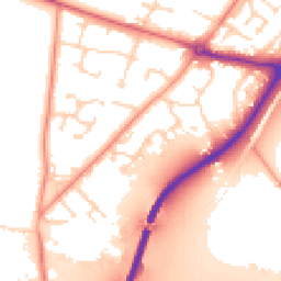 Daytime road noise heatmap for DN14 0YG