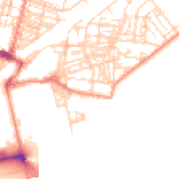 Daytime road noise heatmap for DN14 5EE