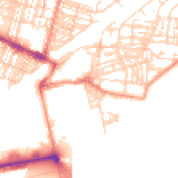 Daytime road noise heatmap for DN14 5QD