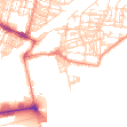 Daytime road noise heatmap for DN14 5QE