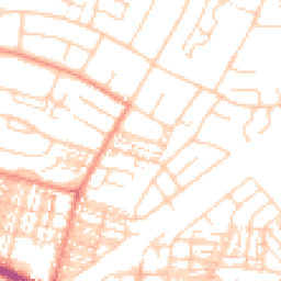 Daytime road noise heatmap for DN14 6LD