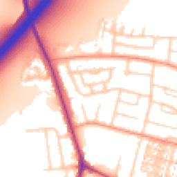 Daytime road noise heatmap for DN14 6PX