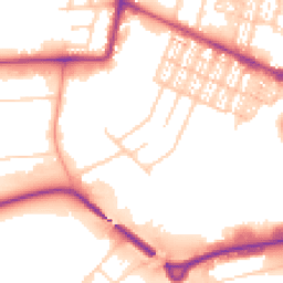 Daytime road noise heatmap for DN14 6SZ