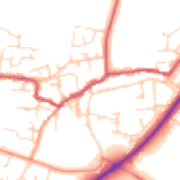 Daytime road noise heatmap for DN14 7AD
