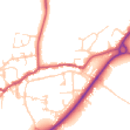 Daytime road noise heatmap for DN14 7AG
