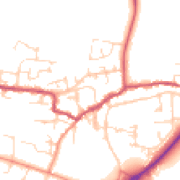 Daytime road noise heatmap for DN14 7BW