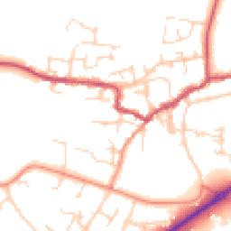 Daytime road noise heatmap for DN14 7BZ