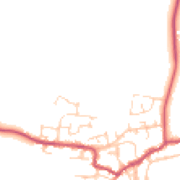 Daytime road noise heatmap for DN14 7EH