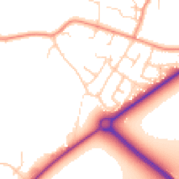 Daytime road noise heatmap for DN14 7EJ