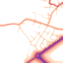 Daytime road noise heatmap for DN14 7EN