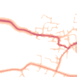 Daytime road noise heatmap for DN14 7GE