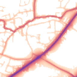 Daytime road noise heatmap for DN14 7GP