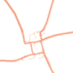 Daytime road noise heatmap for DN14 7QR