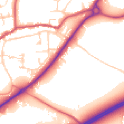 Daytime road noise heatmap for DN14 7TB