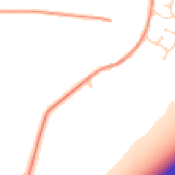 Daytime road noise heatmap for DN14 8LA