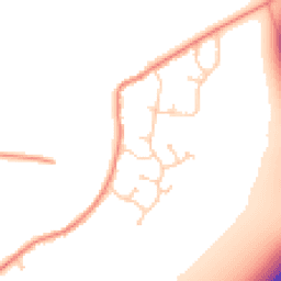Daytime road noise heatmap for DN14 8LX