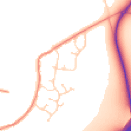 Daytime road noise heatmap for DN14 8NZ