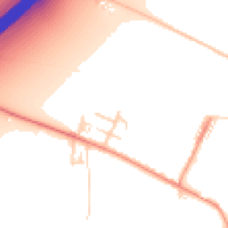 Daytime road noise heatmap for DN14 8PE