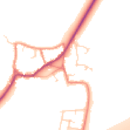 Daytime road noise heatmap for DN14 8QE