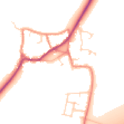 Daytime road noise heatmap for DN14 8QG