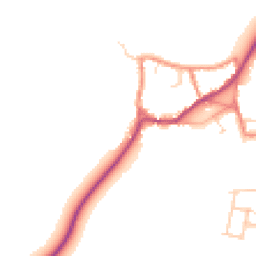 Daytime road noise heatmap for DN14 8QH