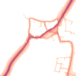 Daytime road noise heatmap for DN14 8QQ