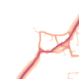 Daytime road noise heatmap for DN14 8RP