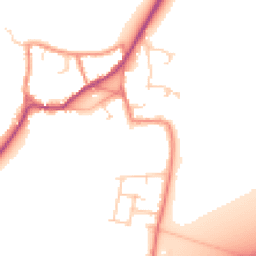 Daytime road noise heatmap for DN14 8RS