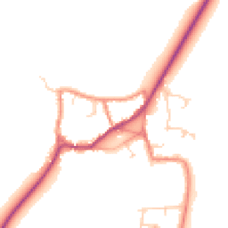 Daytime road noise heatmap for DN14 8RZ