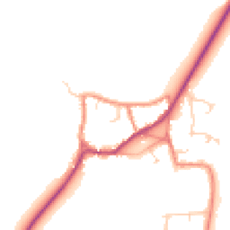 Daytime road noise heatmap for DN14 8TD