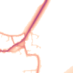 Daytime road noise heatmap for DN14 8TP