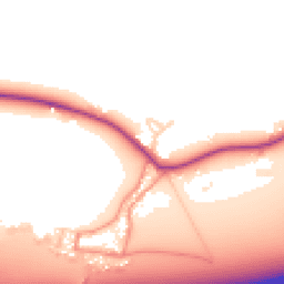 Daytime road noise heatmap for DN14 9DF
