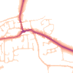 Daytime road noise heatmap for DN14 9DS